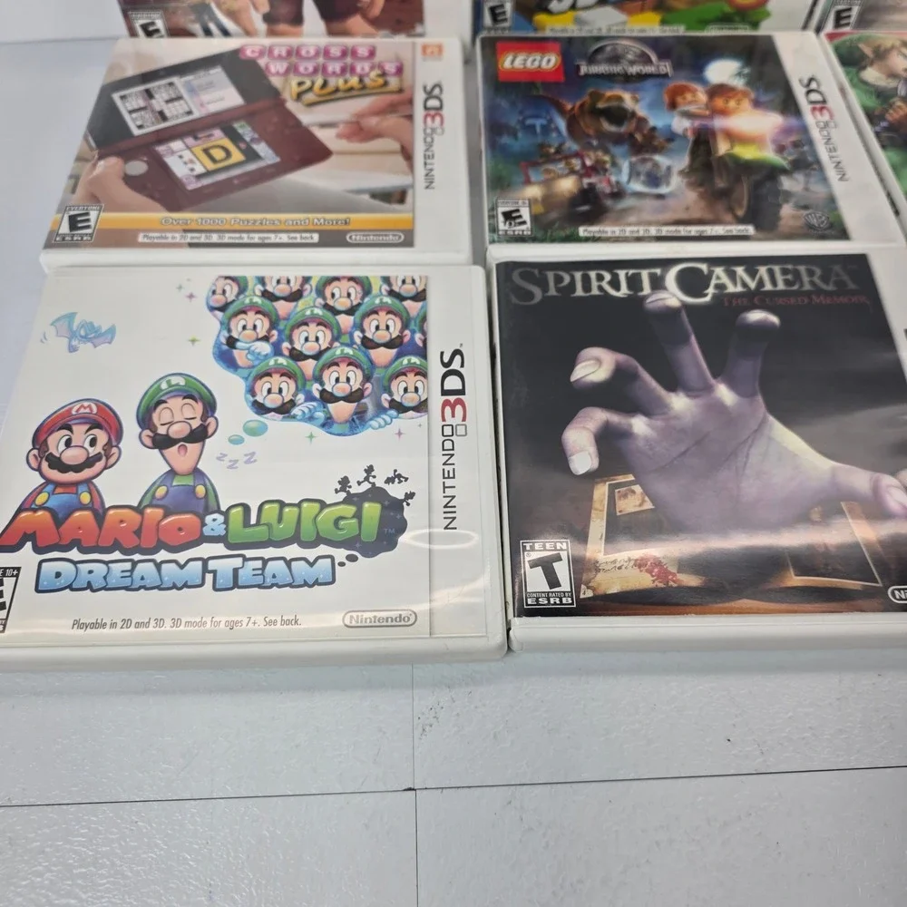 Lot of 10 Nintendo 3DS GameGames Super Mario Smash Bros Epic Mickey LEGO Sonic